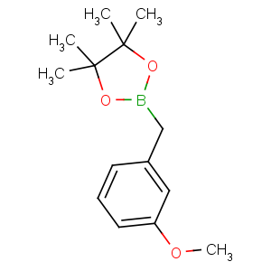 CAS No:797762-23-3 2-[(3-methoxyphenyl)methyl]-4,4,5,5-tetramethyl-1,3,2-dioxaborolane