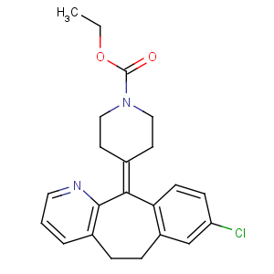 CAS No:79794-75-5 ethyl<br />4-(8-chloro-5,6-dihydrobenzo[1,2]cyclohepta[2,<br />4-b]pyridin-11-ylidene)piperidine-1-carboxylate