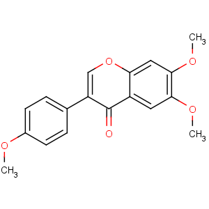 CAS No:798-61-8 6,7-dimethoxy-3-(4-methoxyphenyl)chromen-4-one