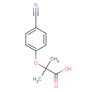 CAS No:79925-16-9 2-(4-cyanophenoxy)-2-methylpropanoic acid