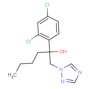 CAS No:79983-71-4 2-(2,4-dichlorophenyl)-1-(1,2,4-triazol-1-yl)hexan-2-ol