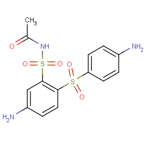 CAS No:80-80-8 N-[5-amino-2-(4-aminophenyl)sulfonylphenyl]sulfonylacetamide