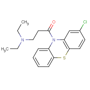 CAS No:800-22-6 1-(2-chlorophenothiazin-10-yl)-3-(diethylamino)propan-1-one