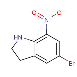 CAS No:80166-90-1 5-bromo-7-nitro-2,3-dihydro-1H-indole