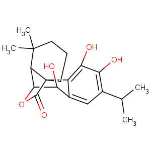 CAS No:80225-53-2 2H-10,4a-(Epoxymethano)phenanthren-12-one,1,3,4,9,10,10a-hexahydro-5,6,9-trihydroxy-1,1-dimethyl-7-(1-methylethyl)-,(4aR,9S,10S,10aS)-