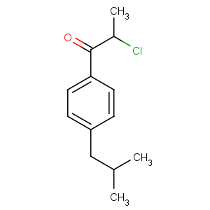 CAS No:80336-66-9 2-chloro-1-[4-(2-methylpropyl)phenyl]propan-1-one