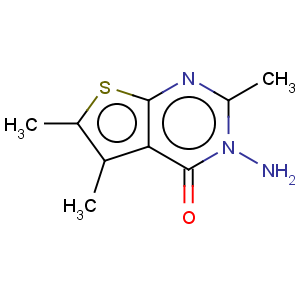 CAS No:80381-63-1 Thieno[2,3-d]pyrimidin-4(3H)-one,3-amino-2,5,6-trimethyl-