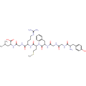 CAS No:80501-44-6 L-Leucine,L-tyrosylglycylglycyl-L-phenylalanyl-L-methionyl-L-arginylglycyl-