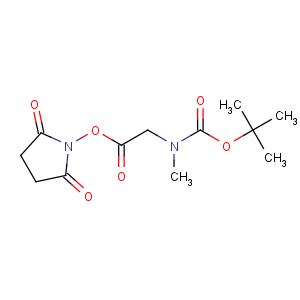 CAS No:80621-90-5 Glycine,N-[(1,1-dimethylethoxy)carbonyl]-N-methyl-, 2,5-dioxo-1-pyrrolidinyl ester
