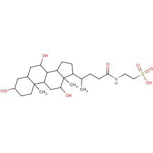 CAS No:81-24-3 2-[[(4R)-4-[(3R,5S,7R,8R,9S,10S,12S,13R,14S,17R)-3,7,12-trihydroxy-10,<br />13-dimethyl-2,3,4,5,6,7,8,9,11,12,14,15,16,<br />17-tetradecahydro-1H-cyclopenta[a]phenanthren-17-yl]pentanoyl]amino]<br />ethanesulfonic acid