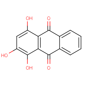 CAS No:81-54-9 1,2,4-trihydroxyanthracene-9,10-dione