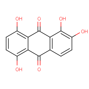 CAS No:81-61-8 1,2,5,8-tetrahydroxyanthracene-9,10-dione