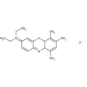 CAS No:81029-05-2 (7,9-diamino-6-methyl-5a,<br />9a-dihydrophenoxazin-3-ylidene)-diethylazanium