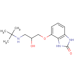 CAS No:81047-99-6 4-[3-(tert-butylamino)-2-hydroxypropoxy]-1,3-dihydrobenzimidazol-2-one