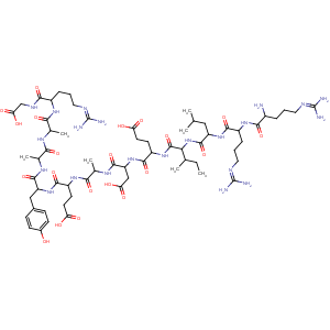 CAS No:81156-93-6 Glycine,L-arginyl-L-arginyl-L-leucyl-L-isoleucyl-L-a-glutamyl-L-a-aspartyl-L-alanyl-L-a-glutamyl-L-tyrosyl-L-alanyl-L-alanyl-L-arginyl-