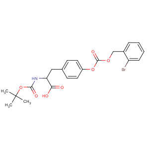 CAS No:81189-61-9 (2R)-3-[4-[(2-bromophenyl)methoxycarbonyloxy]phenyl]-2-[(2-methylpropan-<br />2-yl)oxycarbonylamino]propanoic acid