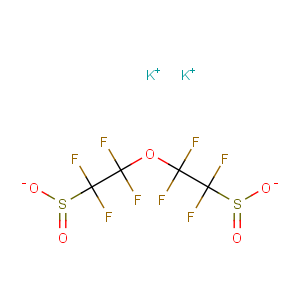 CAS No:81233-09-2 2,2'-oxybis(1,1,2,2-tetrafluoro)-ethanesulfinic acid dipotassium salt
