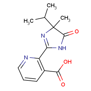 CAS No:81334-34-1 2-(4-methyl-5-oxo-4-propan-2-yl-1H-imidazol-2-yl)pyridine-3-carboxylic<br />acid