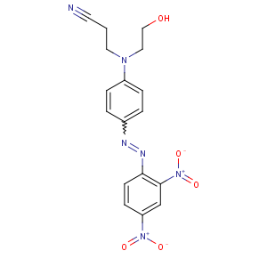 CAS No:81367-85-3 3-[4-[(2,<br />4-dinitrophenyl)diazenyl]-N-(2-hydroxyethyl)anilino]propanenitrile