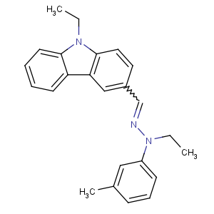 CAS No:81380-24-7 N-ethyl-N-[(9-ethylcarbazol-3-yl)methylideneamino]-3-methylaniline