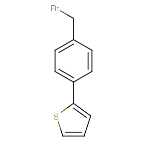 CAS No:81443-46-1 2-[4-(bromomethyl)phenyl]thiophene