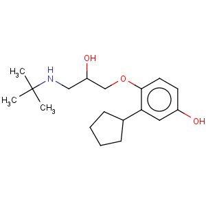 CAS No:81542-82-7 Phenol,3-cyclopentyl-4-[(2S)-3-[(1,1-dimethylethyl)amino]-2-hydroxypropoxy]-