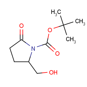 CAS No:81658-25-5 tert-butyl (2S)-2-(hydroxymethyl)-5-oxopyrrolidine-1-carboxylate