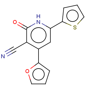 CAS No:81682-91-9 3-Pyridinecarbonitrile,4-(2-furanyl)-1,2-dihydro-2-oxo-6-(2-thienyl)-