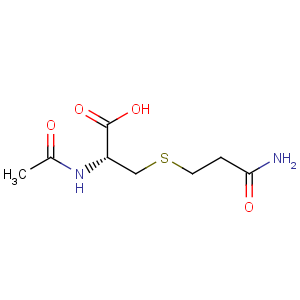 CAS No:81690-92-8 L-Cysteine,N-acetyl-S-(3-amino-3-oxopropyl)-