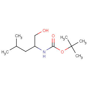 CAS No:82010-31-9 tert-butyl N-[(2S)-1-hydroxy-4-methylpentan-2-yl]carbamate