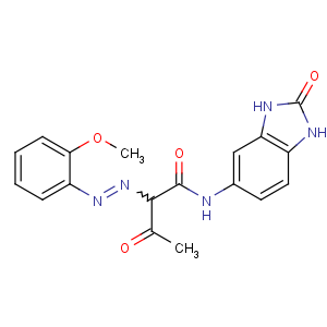 CAS No:82199-12-0 2-[(2-methoxyphenyl)diazenyl]-3-oxo-N-(2-oxo-1,<br />3-dihydrobenzimidazol-5-yl)butanamide