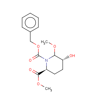 CAS No:824943-45-5 1,2-Piperidinedicarboxylicacid, 5-hydroxy-6-methoxy-, 2-methyl 1-(phenylmethyl) ester, (2S,5R)-