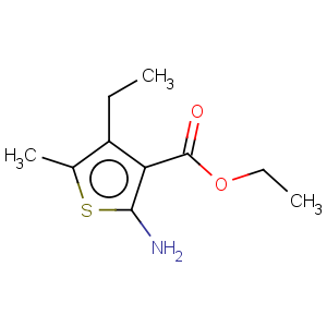 CAS No:82546-91-6 2-Amino-4-ethyl-5-methyl-thiophene-3-carboxylic acid ethyl ester