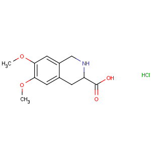 CAS No:82586-62-7 6,7-dimethoxy-1,2,3,4-tetrahydroisoquinoline-3-carboxylic<br />acid