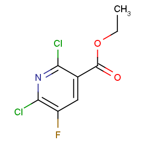 CAS No:82671-03-2 ethyl 2,6-dichloro-5-fluoropyridine-3-carboxylate