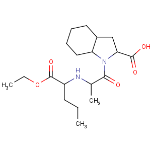 CAS No:82834-16-0 (2S,3aS,<br />7aS)-1-[(2S)-2-[[(2S)-1-ethoxy-1-oxopentan-2-yl]amino]propanoyl]-2,3,3a,<br />4,5,6,7,7a-octahydroindole-2-carboxylic acid