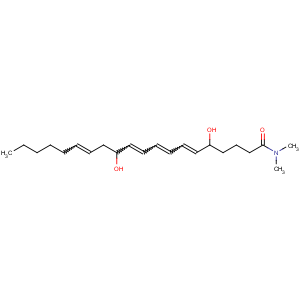 CAS No:83024-92-4 6,8,10,14-Eicosatetraenamide,5,12-dihydroxy-N,N-dimethyl-, (5S,6Z,8E,10E,12R,14Z)-