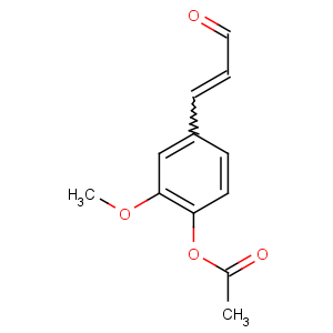 CAS No:83071-67-4 [2-methoxy-4-[(Z)-3-oxoprop-1-enyl]phenyl] acetate