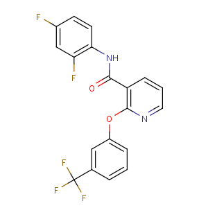 CAS No:83164-33-4 N-(2,<br />4-difluorophenyl)-2-[3-(trifluoromethyl)phenoxy]pyridine-3-carboxamide