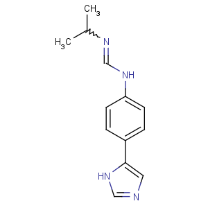 CAS No:83184-43-4 N-[4-(1H-imidazol-5-yl)phenyl]-N'-propan-2-ylmethanimidamide