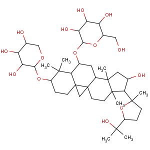 CAS No:83207-58-3 b-D-Glucopyranoside, (3b,6a,16b,24R)-20,24-epoxy-16,25-dihydroxy-3-(b-D-xylopyranosyloxy)-9,19-cyclolanostan-6-yl