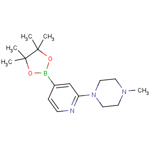 CAS No:832114-09-7 1-methyl-4-[4-(4,4,5,5-tetramethyl-1,3,<br />2-dioxaborolan-2-yl)pyridin-2-yl]piperazine