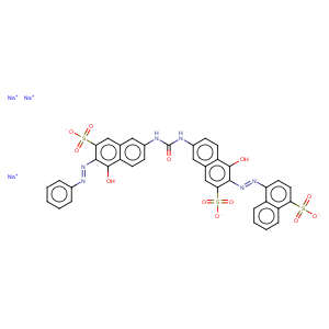 CAS No:83221-77-6 4-((1-Hydroxy-6-((((5-hydroxy-6-(phenylazo)-7-sulpho-2-naphthyl)amino)carbonyl)amino)-3-sulpho-2-naphthyl)azo)naphthalene-1-sulphonic acid, sodium salt