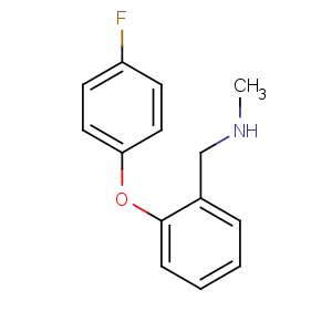 CAS No:833482-53-4 1-[2-(4-fluorophenoxy)phenyl]-N-methylmethanamine