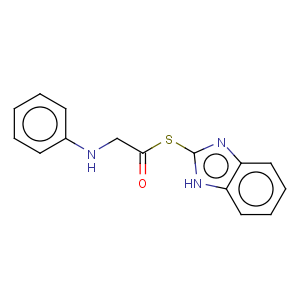 CAS No:83408-76-8 2-anilino-1-(1H-benzoimidazol-2-ylsulfanyl)ethanone