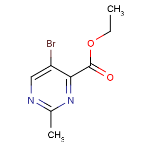 CAS No:83410-38-2 ethyl 5-bromo-2-methylpyrimidine-4-carboxylate