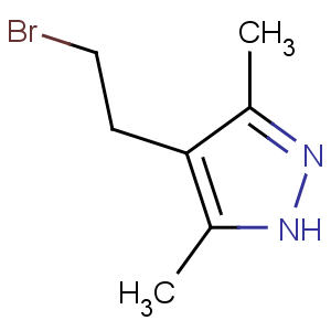CAS No:83467-28-1 4-(2-bromoethyl)-3,5-dimethyl-1H-pyrazole