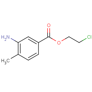 CAS No:83488-00-0 2-chloroethyl 3-amino-4-methylbenzoate