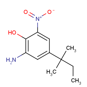 CAS No:83488-02-2 4-tert-Amyl-2-Amino-6-Nitrophenol
