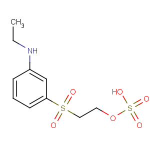 CAS No:83574-63-4 2-[3-(ethylamino)phenyl]sulfonylethyl hydrogen sulfate